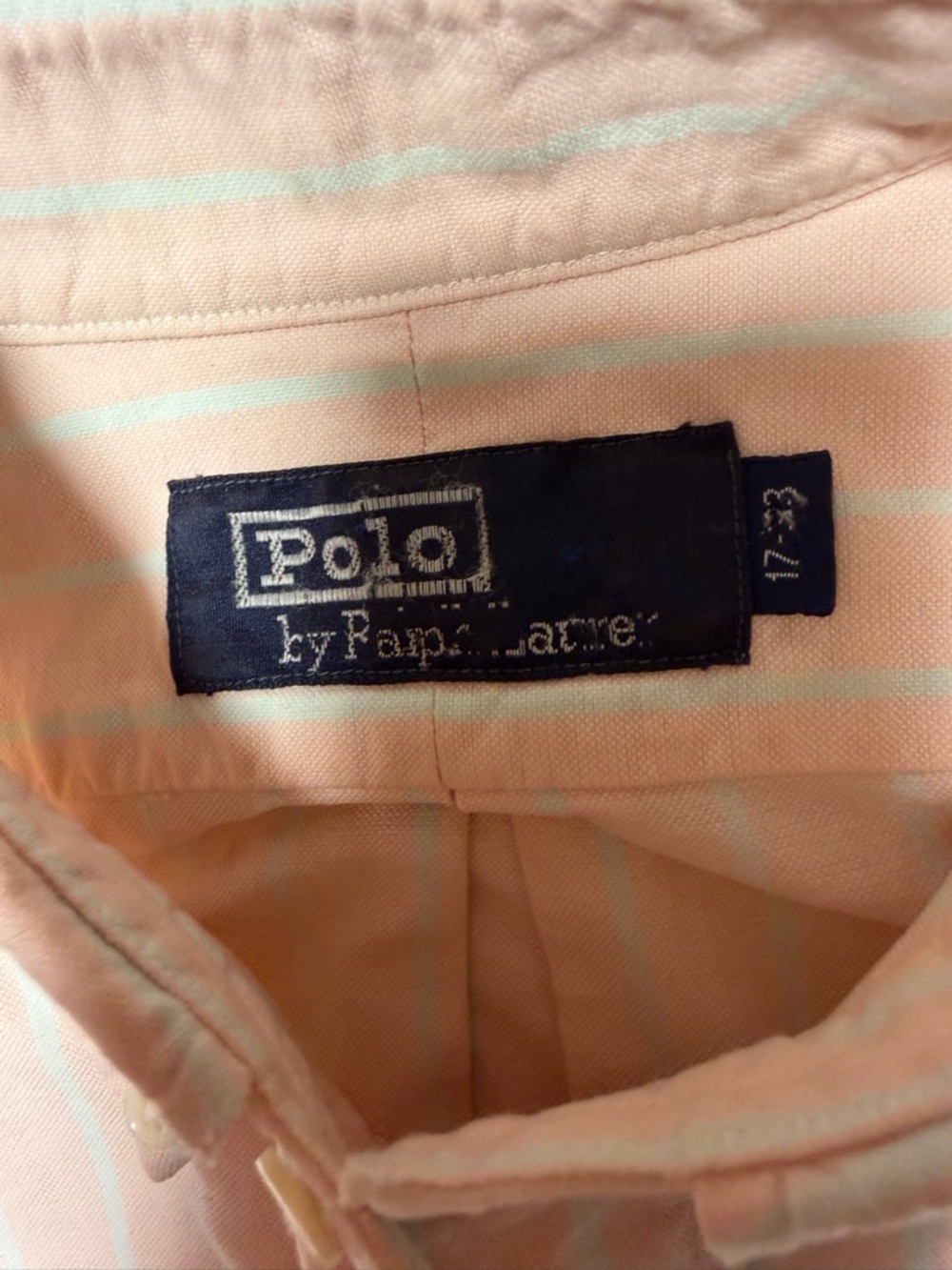 Polo Ralph Lauren Pale Pink Striped Button-Down Oxford Shirt - Picture 13 of 15